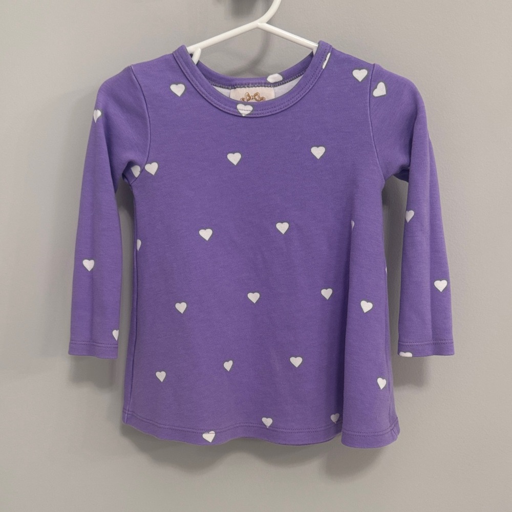 Purple Heart Baby Girl Dress